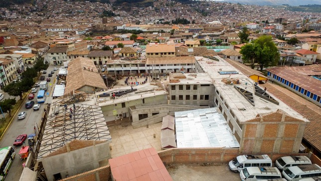 Cusco: Infraestructura educativa Rosario beneficiará a más de 1000 estudiantes de inicial, primaria y secundaria