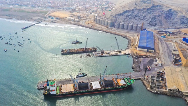 Modernización del Terminal Portuario de Salaverry registra un avance del 94%