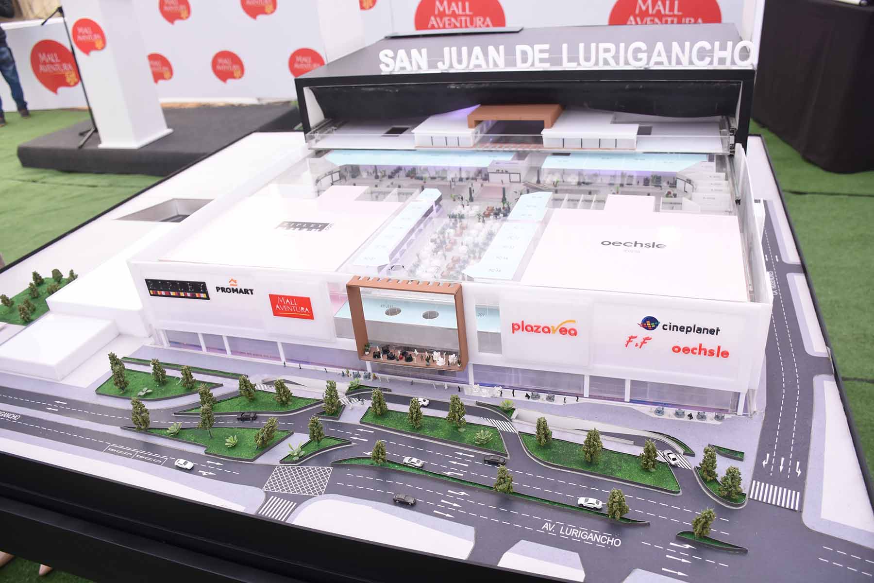 Mall Aventura coloca primera piedra de su próximo proyecto en San Juan de Lurigancho