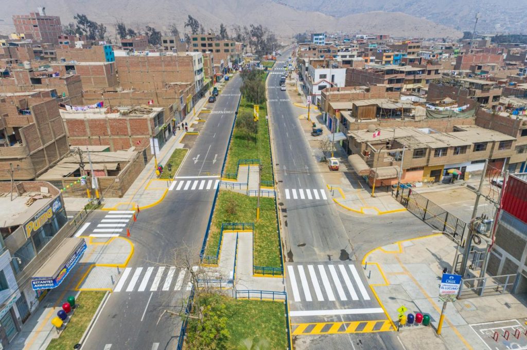 Municipalidad de Lima entrega pistas y veredas concluidas a vecinos de Ate