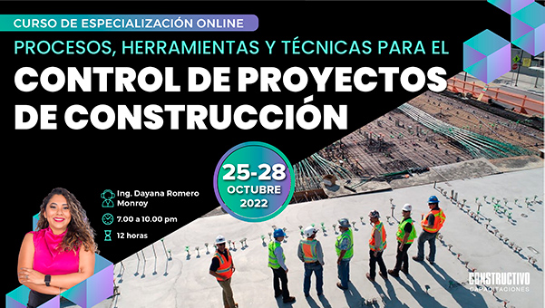 Curso online: Procesos, herramientas y técnicas para el control de proyectos de construcción