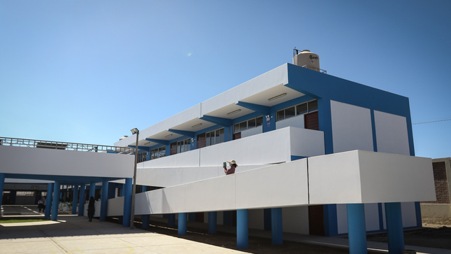 Arequipa: 500 estudiantes favorecidos con nueva y moderna infraestructura en I.E. Nueva Juventud en Santa Rita de Siguas