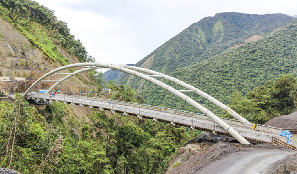Cusco: 92% de avance físico registra la construcción del puente Rocotales