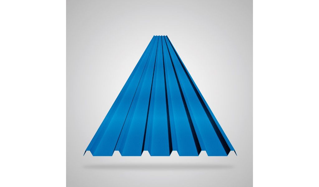 KLAR - Cobertura para techos termoacústica multicapa KLAR - TK6S - Azul