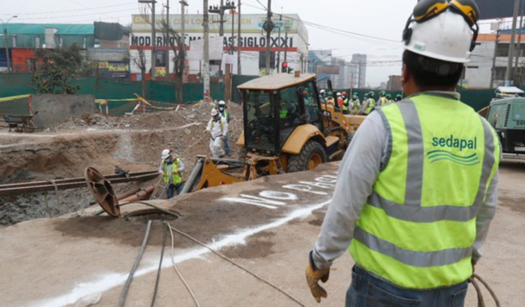 Sedapal inspecciona avance de obras en Lima Norte