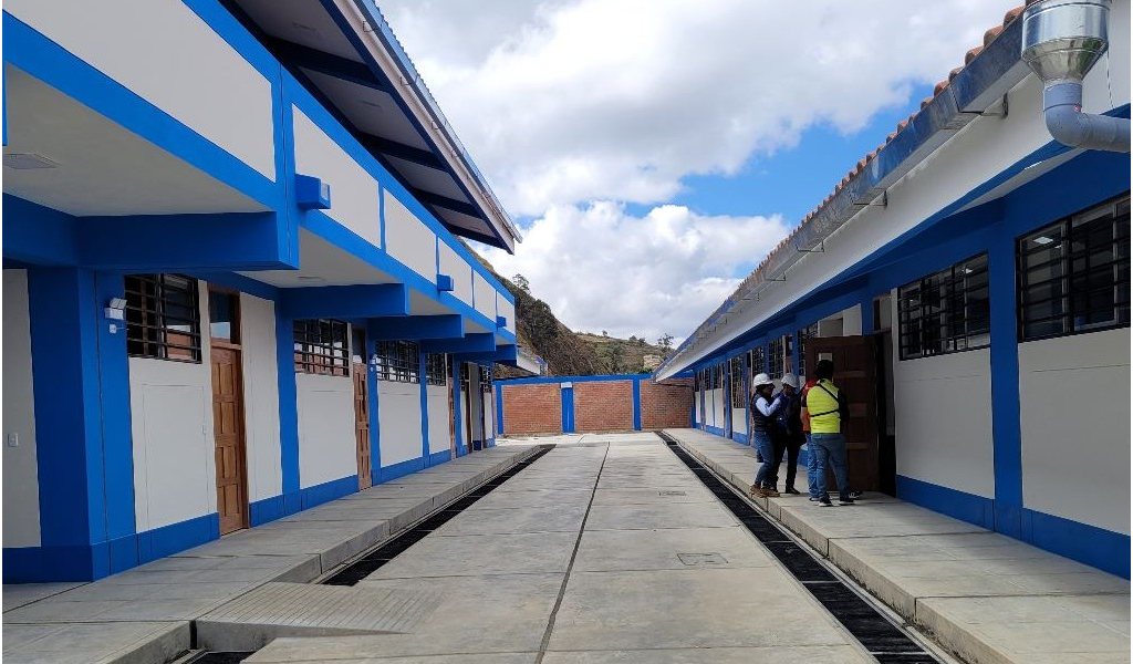 Cajamarca: Cuatro obras financiadas por la ARCC superan el 80 % de avance en