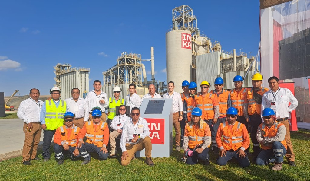Cemento INKA inauguró su nueva planta automatizada en Pisco