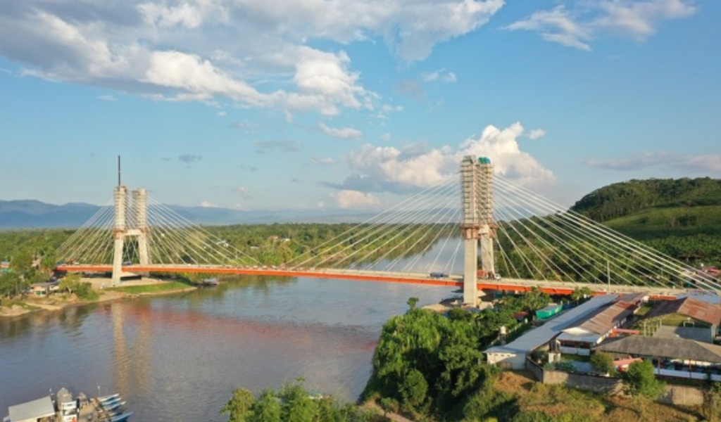 San Martín: Puente Huallaga presenta un 98% de avance