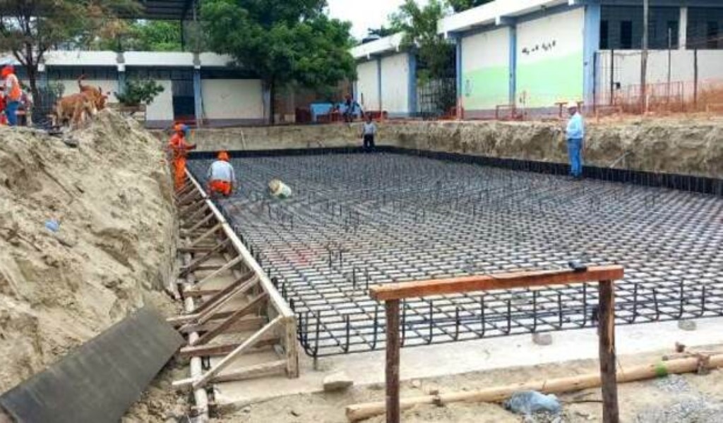 Piura: Avanza construcción de colegio José Olaya Balandra