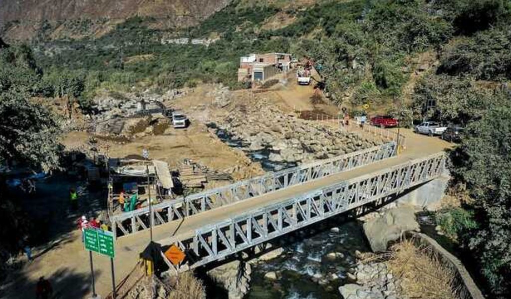 Puente Verde en Huarochiri presenta un 20% de avance