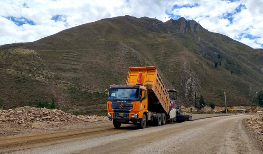 MTC avanza en construcción de la carretera que une Huánuco y Áncash