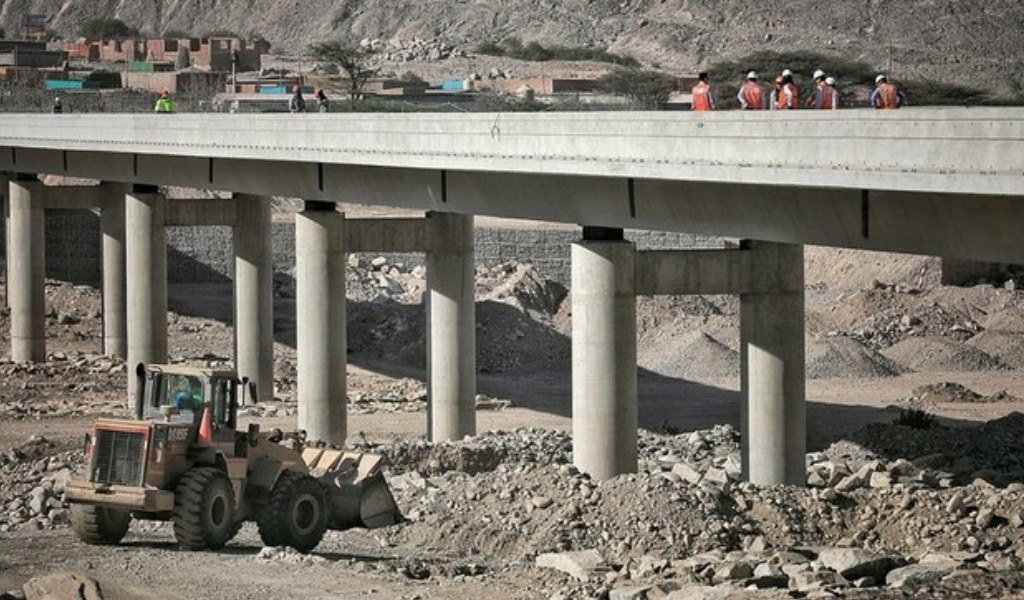 Puente Chorunga cuenta con un avance del 93%