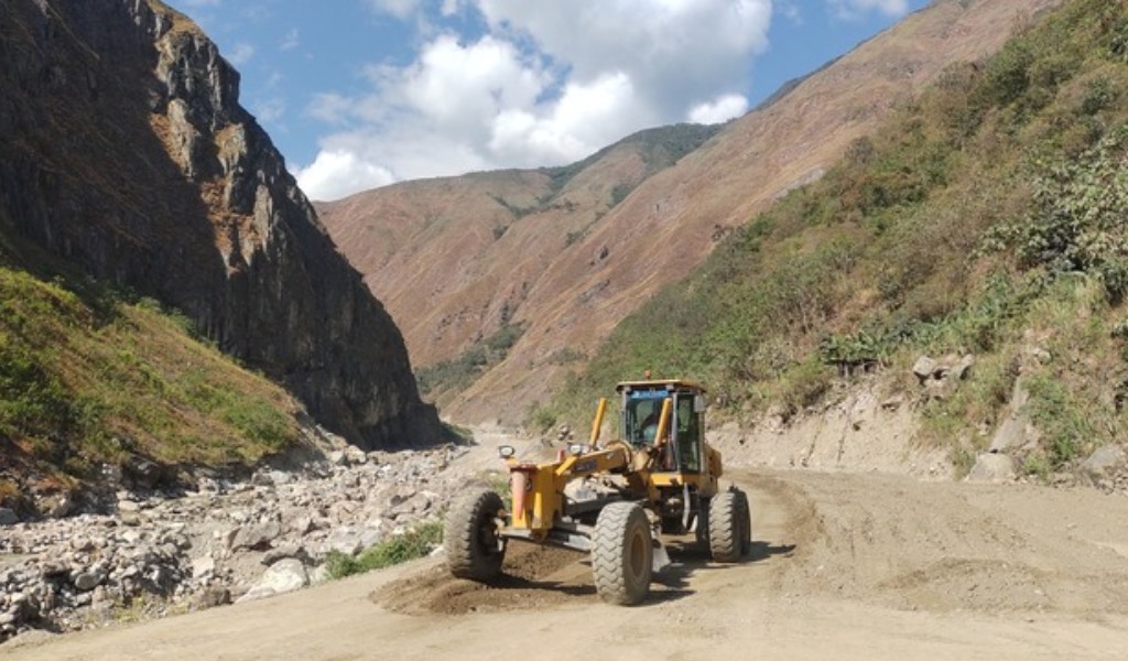 Cusco: Avanza construcción de carretera hacia Machu Picchu