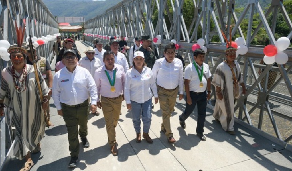 Junín: Inauguran de puente modular sobre río Pichanaqui