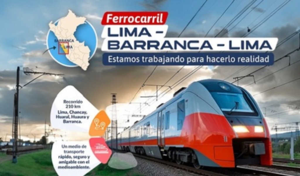 MTC convoca para elaborar estudio de preinversión del ferrocarril Lima-Barranca
