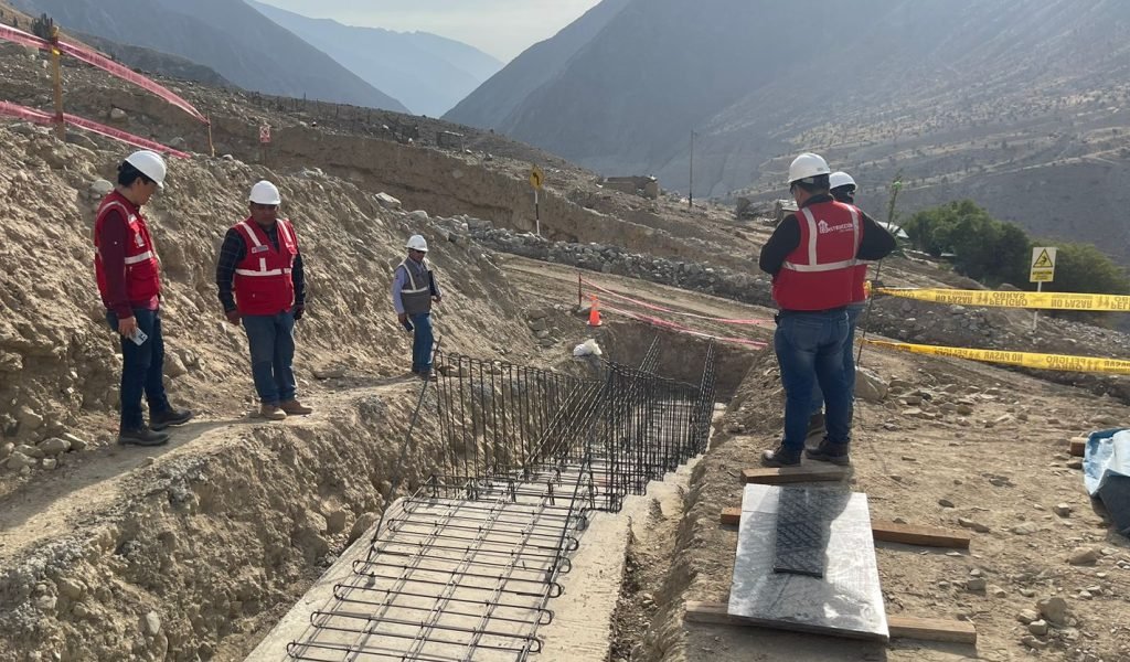 Huancavelica: Proyecto 4 de defensas ribereñas del río Matagente exhibe avances