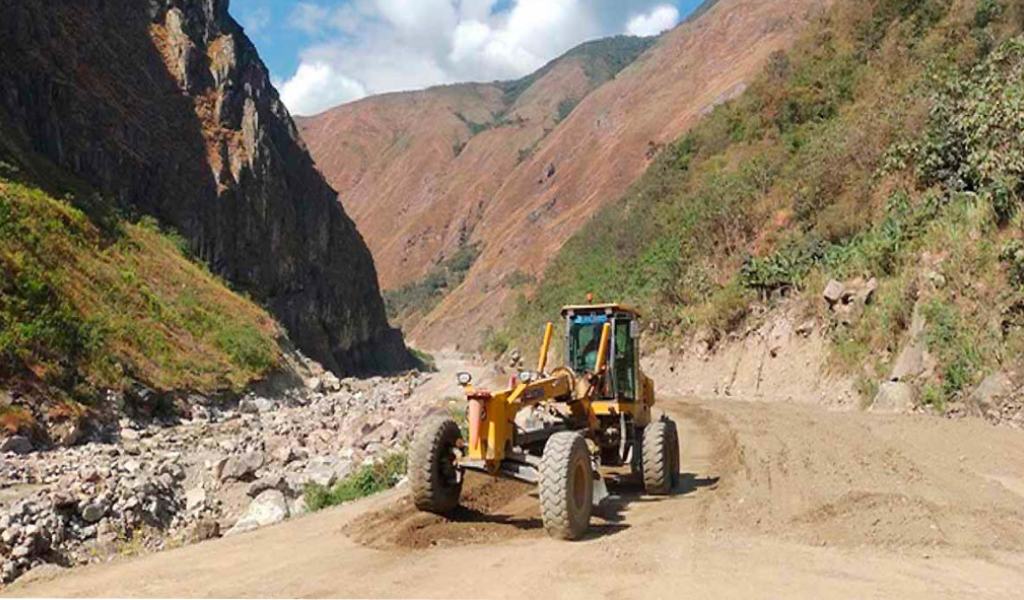 Cusco: obras en la carretera hacia Machu Picchu alcanzan el 50% de avance
