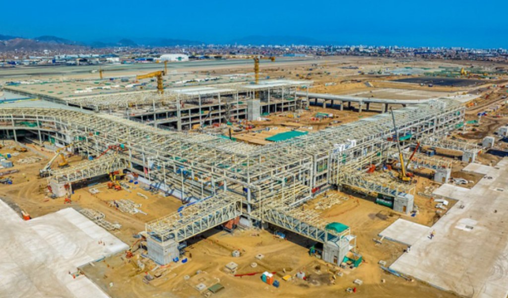 Obras del nuevo Aeropuerto Internacional Jorge Chávez presentan un avance cercano al 80%