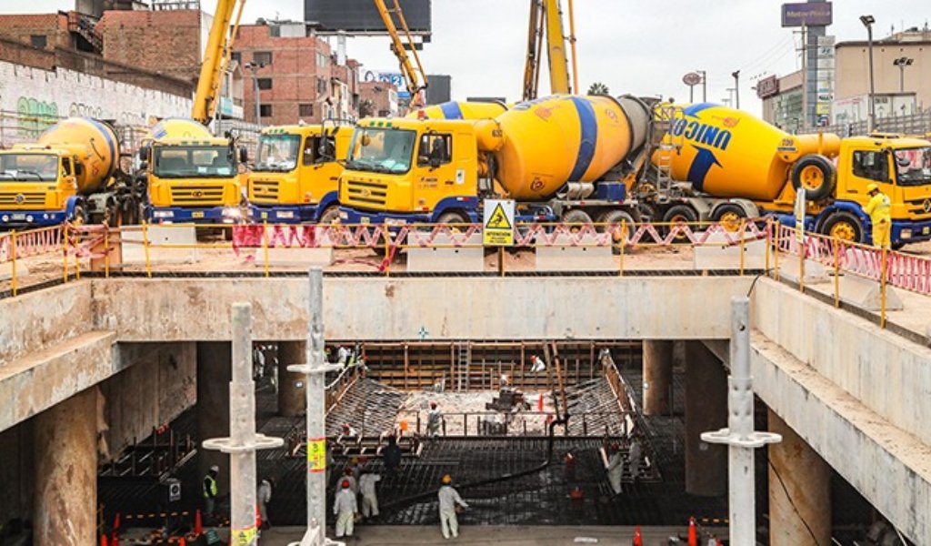 MTC trabaja en 40 frentes de obra en simultáneo para la Línea 2 del Metro de Lima
