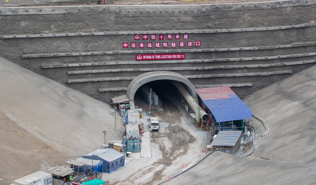 Megapuerto de Chancay: culminó excavación de túnel para acceder al terminal portuario