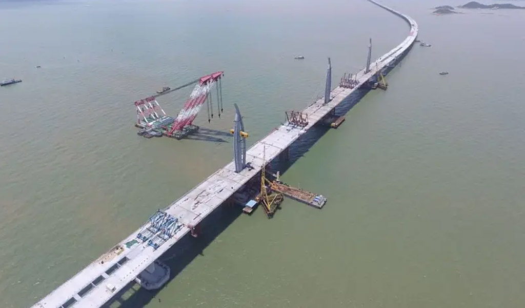 Conozca cómo fue la construcción del Puente Hong Kong-Zhuhai-Macao