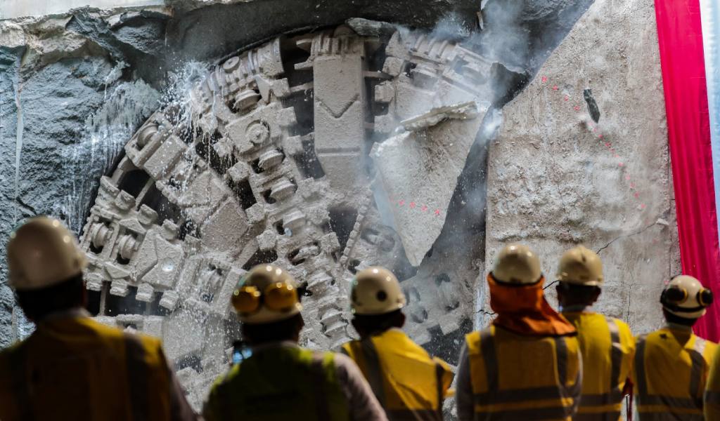 Tuneladoras de la Línea 2 del Metro excavaron más de 9 km de túnel