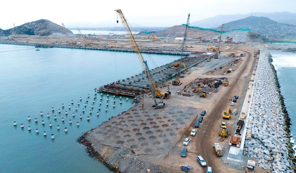 Puerto de Chancay se encuentra en su etapa final de construcción