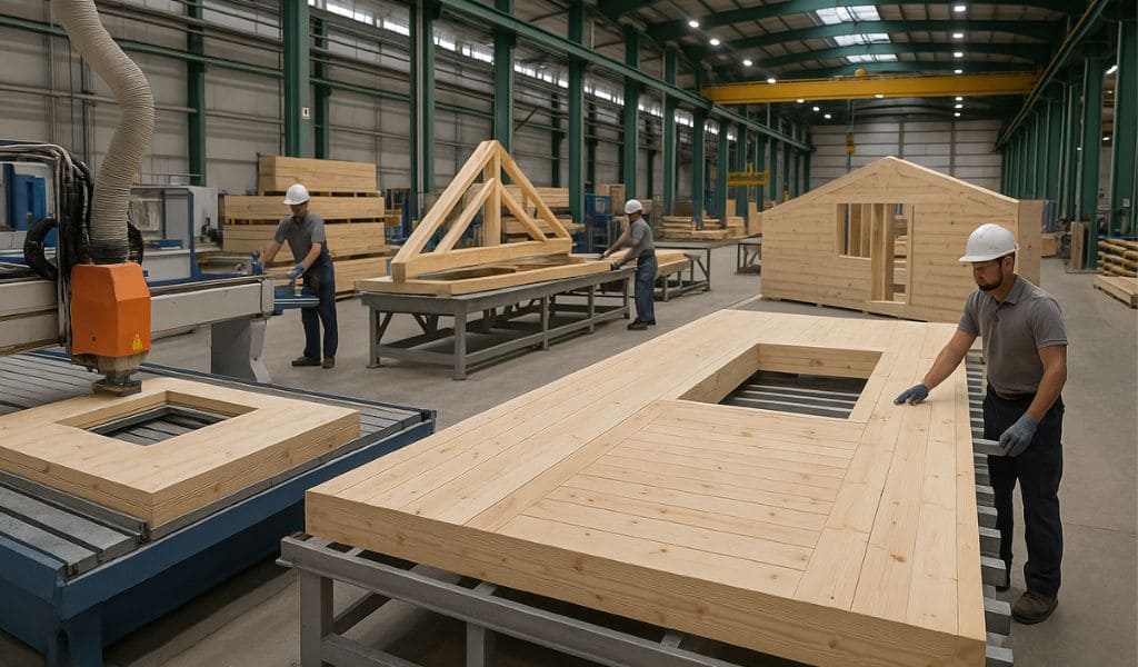 Construcción industrializada en madera: beneficios, retos y futuro sostenible