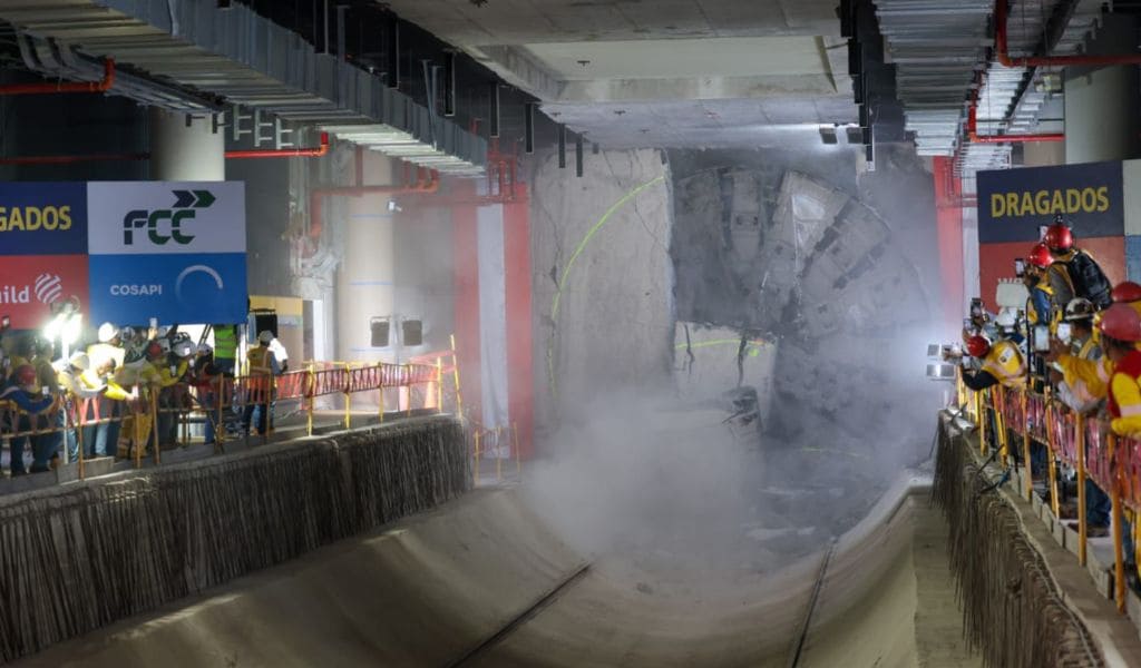 Tuneladora Delia completa nuevo tramo de la Línea 2 del Metro y se prepara para avanzar hacia la estación San Marcos