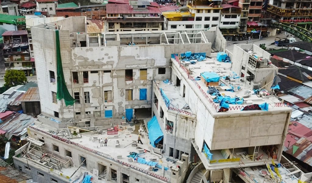 Cusco: construcción del Centro de Salud Machupicchu supera el 64% de avance