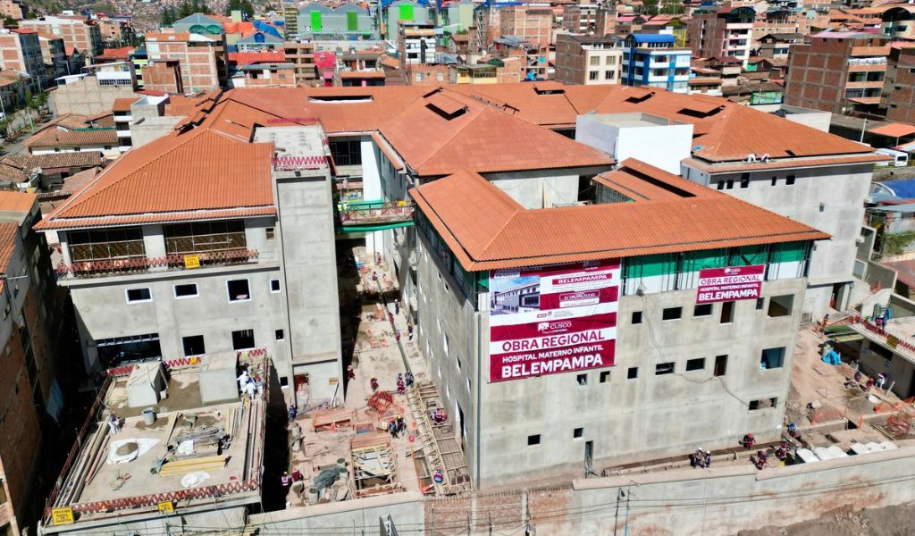 Hospital de Belempampa alcanza 44.5% de avance y consolida nueva infraestructura sanitaria para Cusco