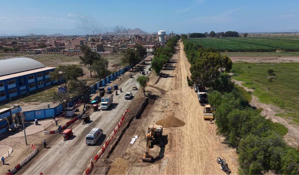 Lambayeque acelera su desarrollo vial con la construcción de la autopista Chiclayo–Pomalca