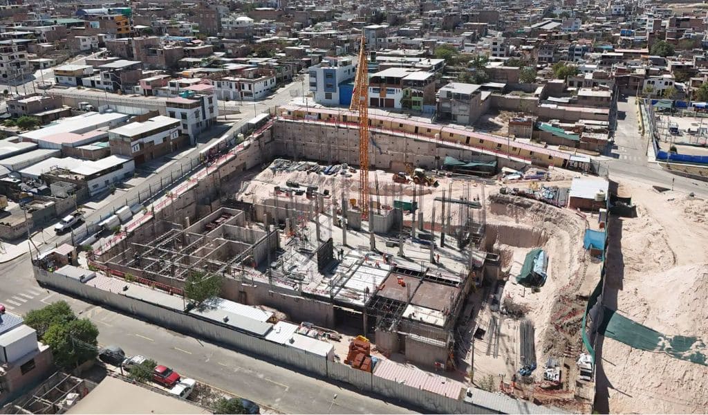 Nueva sede judicial en Arequipa alcanza 22 % de avance y avanza hacia una infraestructura moderna para la administración de justicia