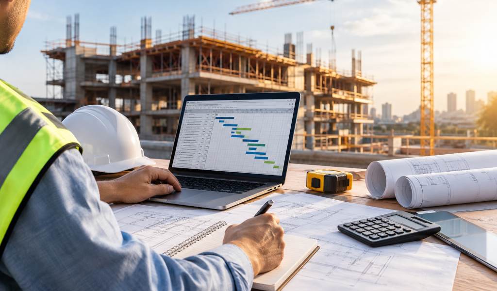 Programación de obras: control de plazos y costos en construcción